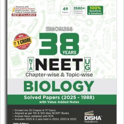 Disha Errorless 38 Years NTA NEET (UG) Chapter-wise & Topic-wise Biology