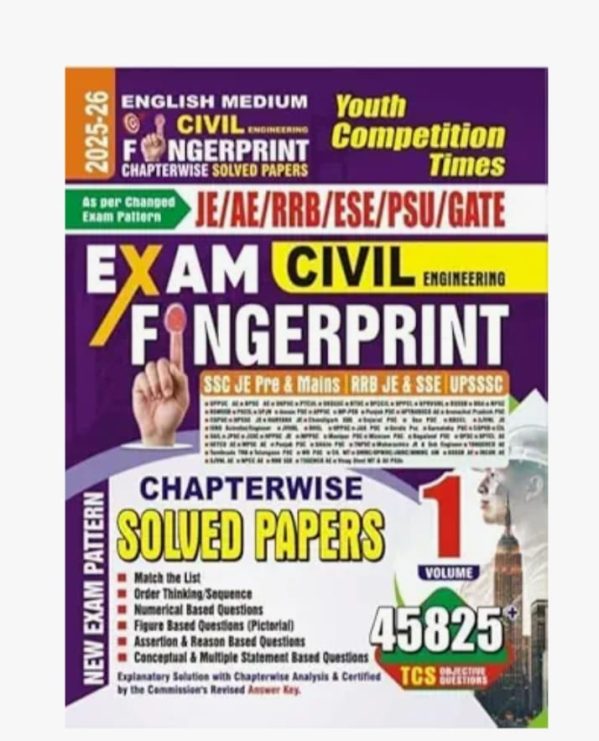 CIVIL ENGINEER SOLVED PAPER EXAM FINGERPRINT JE RRB GATE