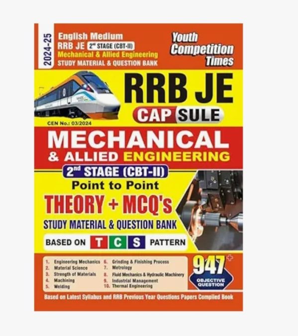 RRB JE MECHANICAL &  ENGINEERING (CBT-2)