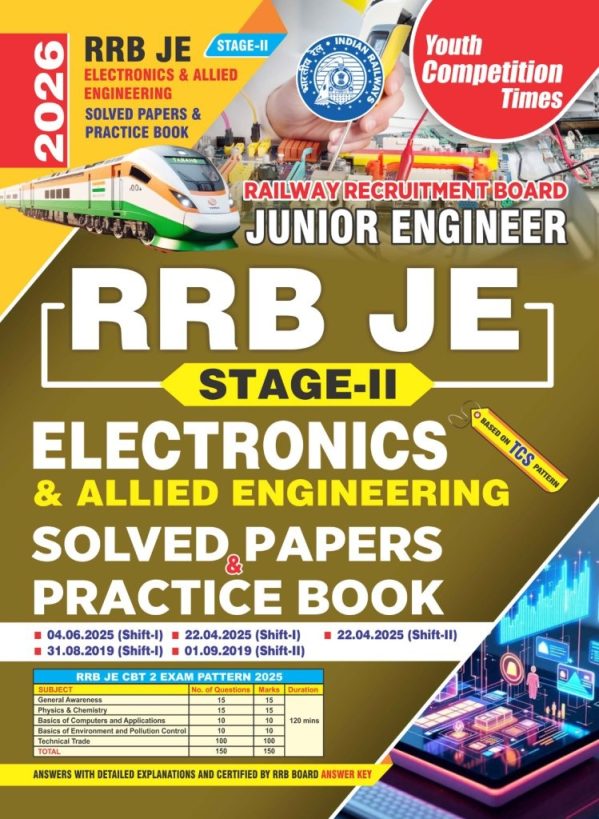 RRB Je Electronics & Allied Engineering Solved Papers Practice Book