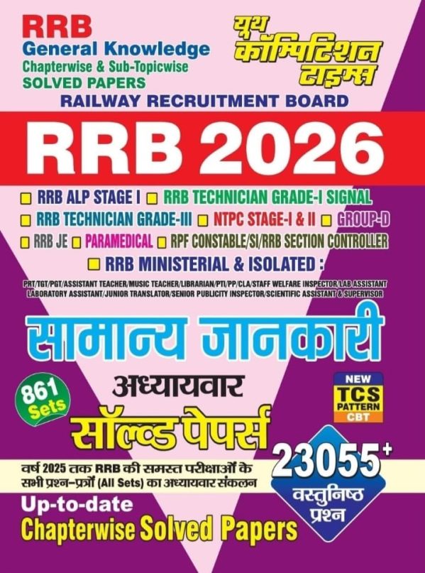 RRB General Knowledge Chapterwise & Sub- Topicwise Solved Papers