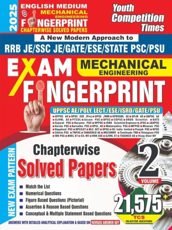 English Medium Mechanical Fingerprint Chapterwise Papers