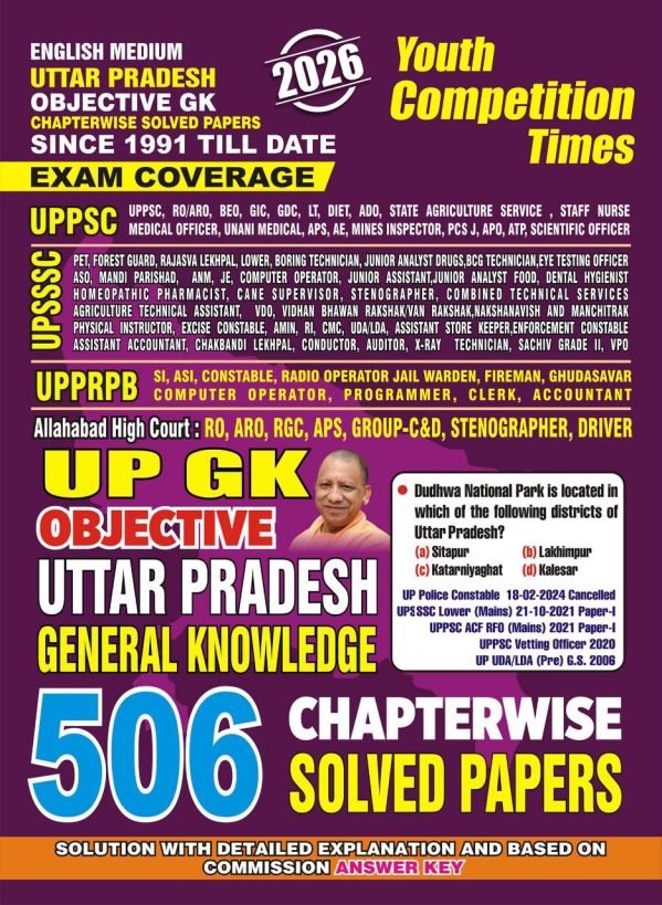 UP GK Objective Uttar Pradesh General  knowledge
